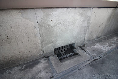 ベランダの排水口