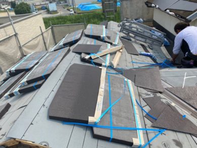 屋根葺き替え